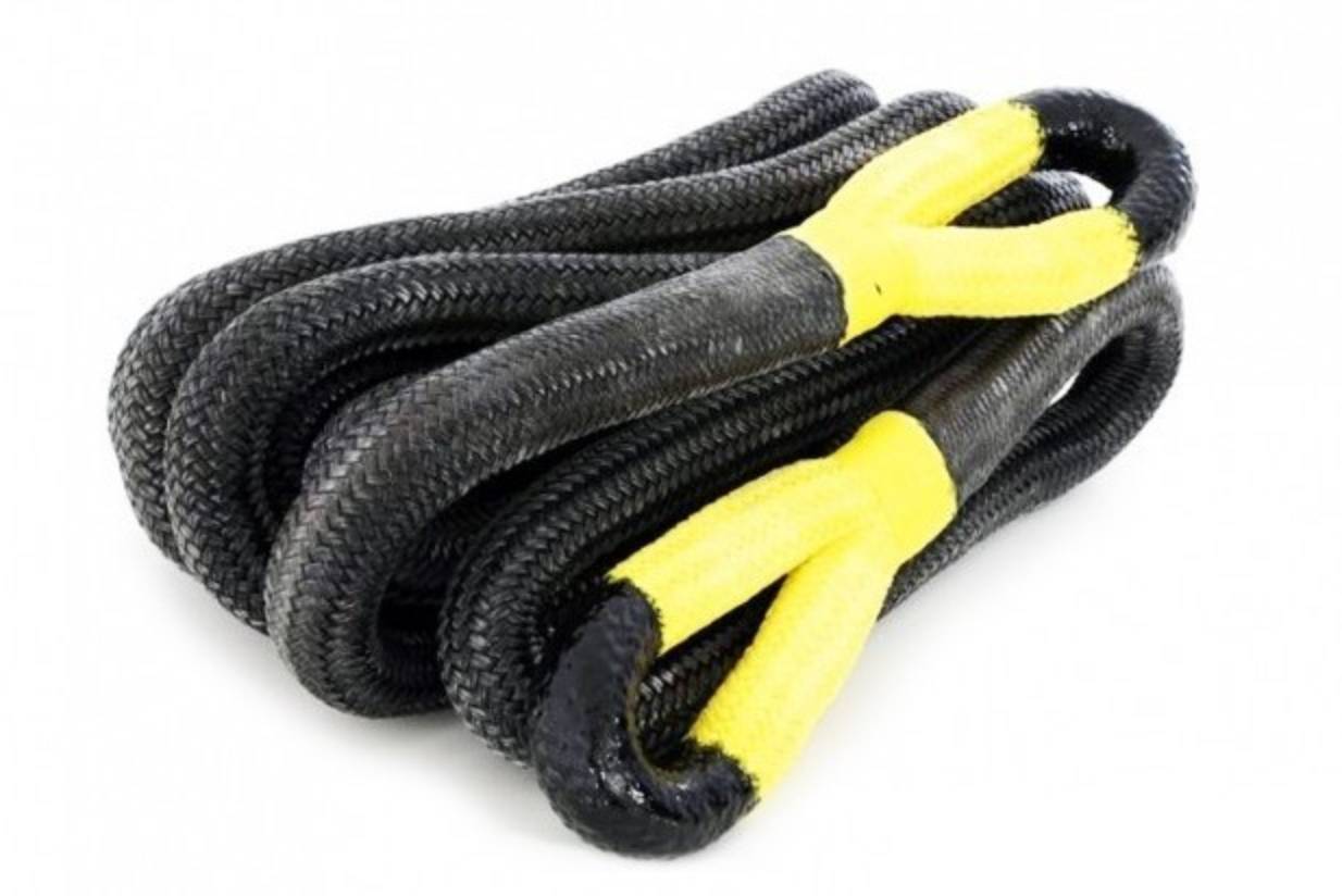 Black Mamba kinetisch bergingstouw - 12 ton breekkracht, 8 meter lengte, 24 mm diameter