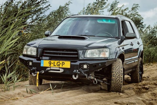 Stalen Bumper met Lierplaat voor Subaru Forester SG (2002-2008) - Afbeelding 2
