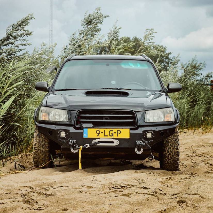 Stalen Bumper met Lierplaat voor Subaru Forester SG (2002-2008)