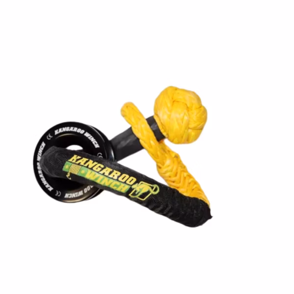 Recovery ring met soft shackle voor synthetisch liertouw